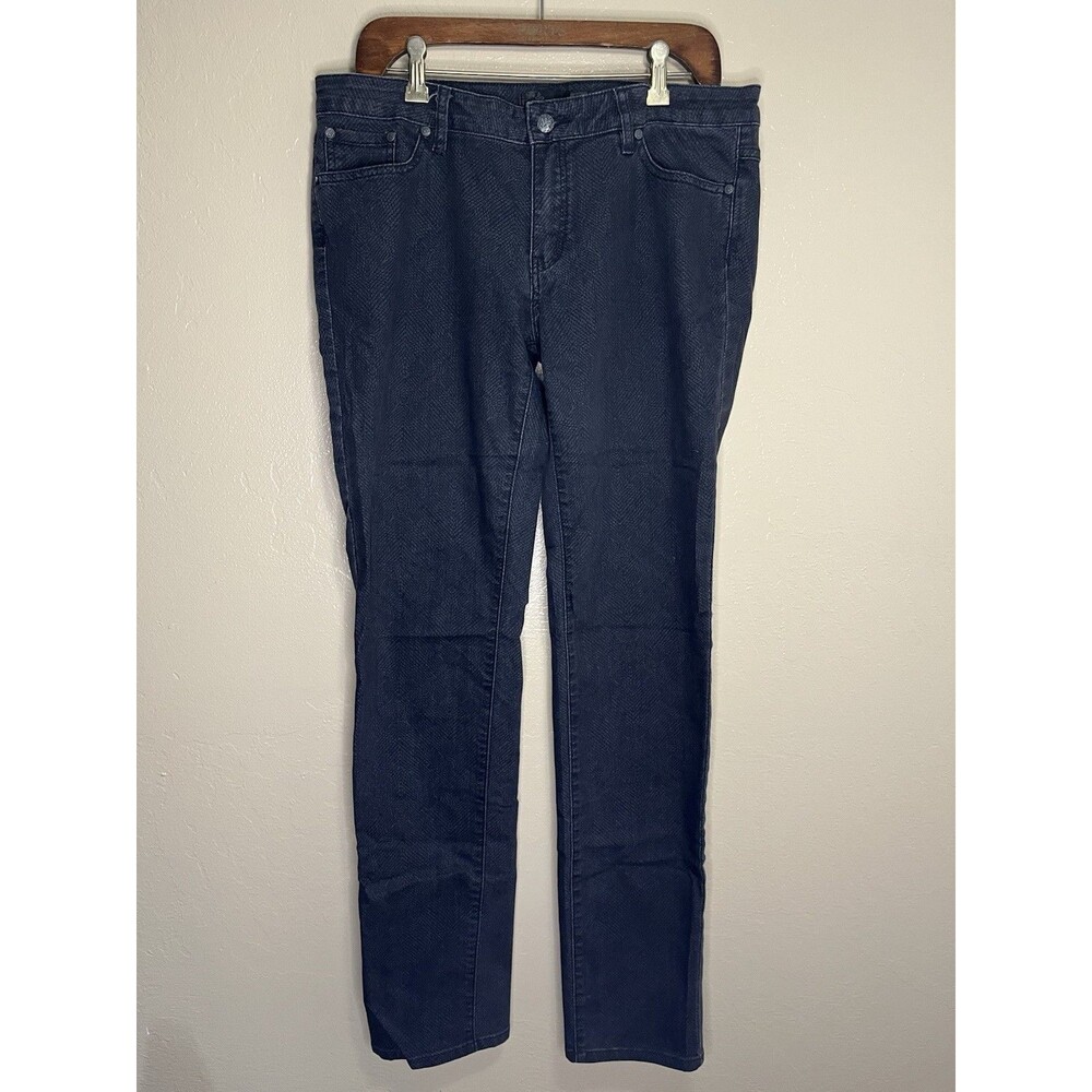 prAna Jeans Womens 14/32 Dark Wash Kara Skinny Organic Cotton Stretch Gray Denim